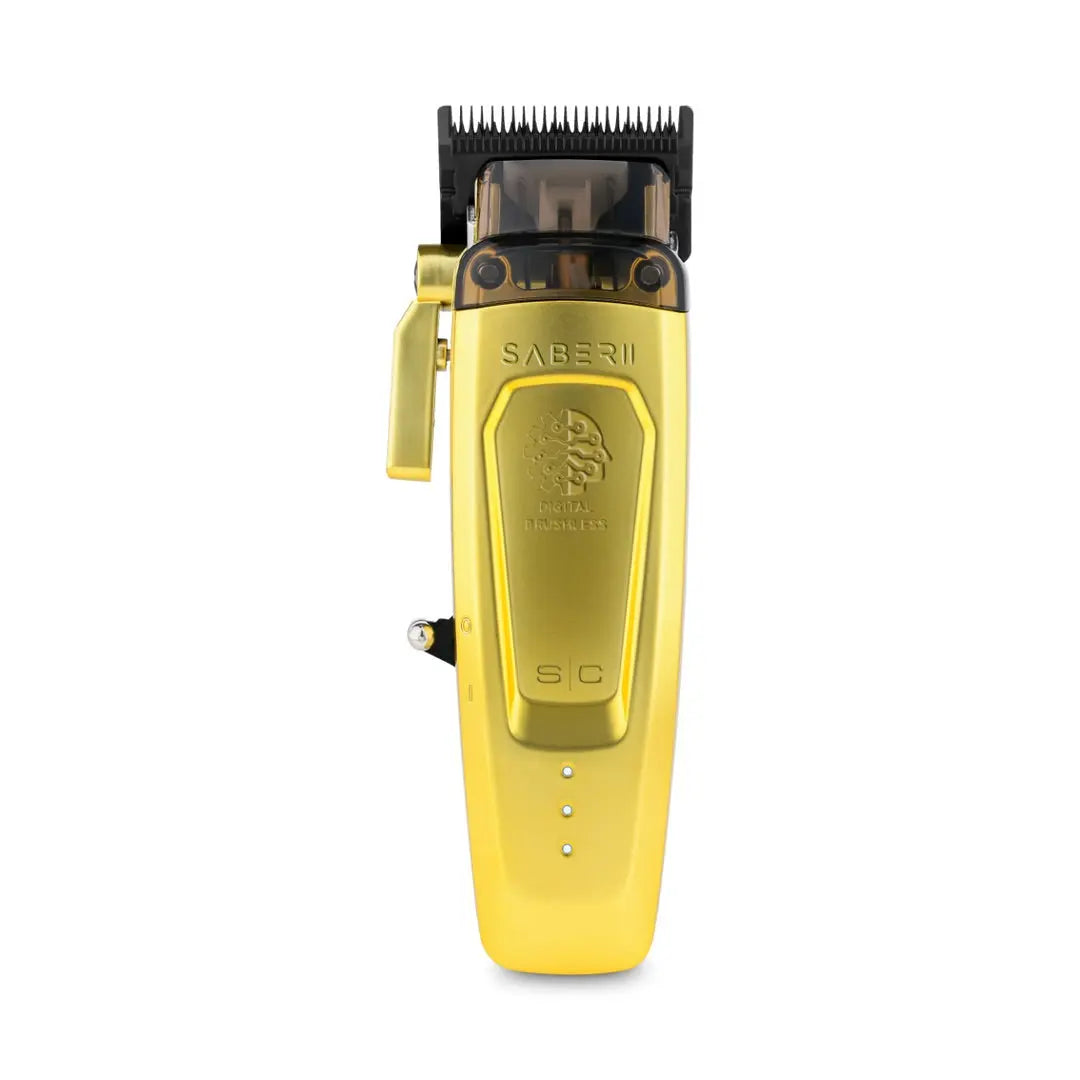 Saber 2 Gold Clipper – Professional Cordless Hair Clipper with Brushless Motor - BUYBARBER.COM
