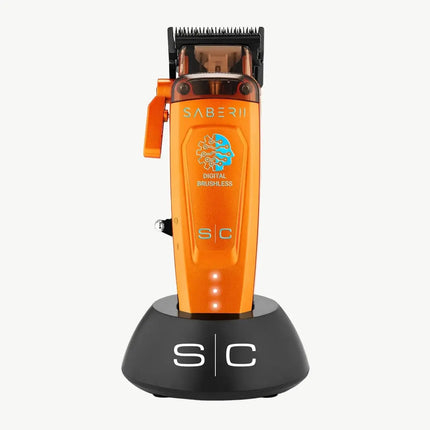 StyleCraft Saber 2 Professional Hair Clipper – Limited Edition Orange BUYBARBER.COM