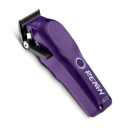 stylecraft  Purple hair clipper with 'Reign' branding on a white background