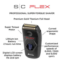 FLEX Electric Foil Shaver in Use, Demonstrating its Comfortable Grip and Precision Shaving Capabilities