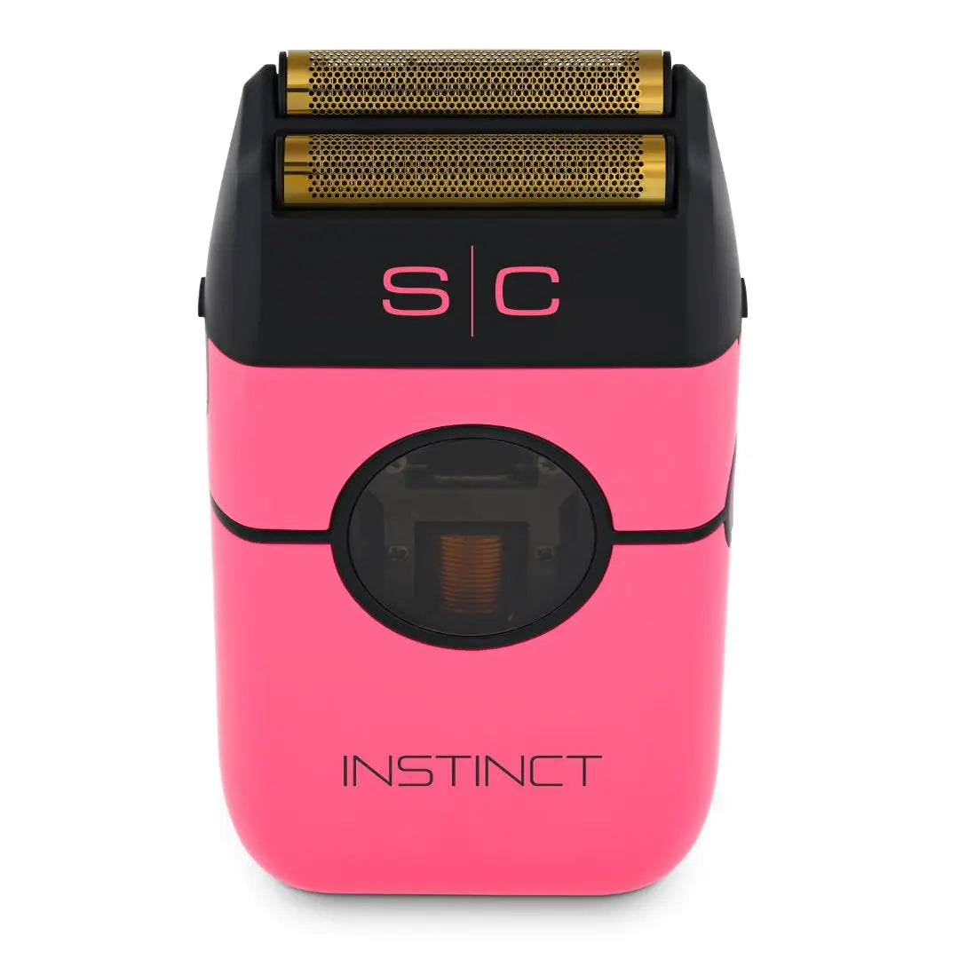 Instinct Metal Shaver - Double foil with IN2 Vector Motor- Pink - BUYBARBER.COM
