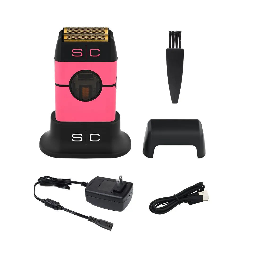 Instinct Metal Shaver - Double foil with IN2 Vector Motor- Pink - BUYBARBER.COM