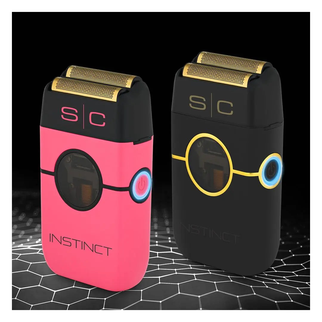 Instinct Metal Shaver - Double foil with IN2 Vector Motor- Pink - BUYBARBER.COM