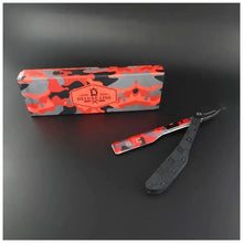 SC x Deluxe Camo Line Straight Edge Razor Holder - BUYBARBER.COM
