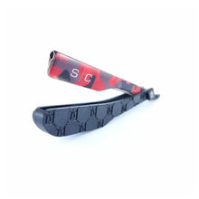SC x Deluxe Camo Line Straight Edge Razor Holder - BUYBARBER.COM