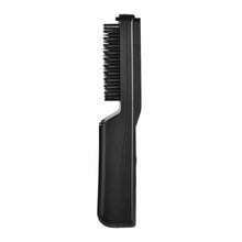 StyleCraft Heat Stroke Wireless Hot Brush Matte Black Black hair straightening comb on a white background