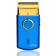UNO Mini Single-Foil Shaver – Blue | 9 000 RPM, 120-Min Cordless - BUYBARBER.COM