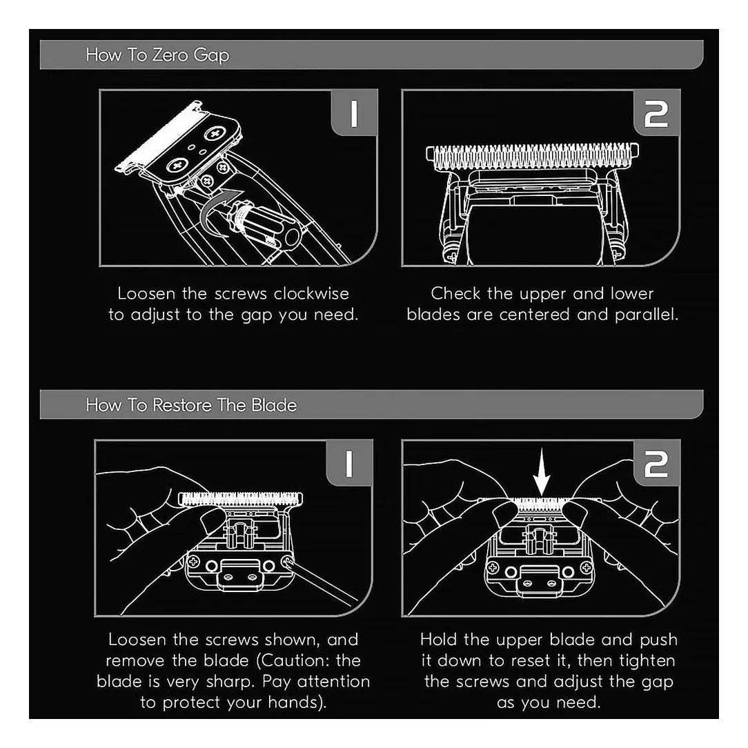 JRL FF2020T EZ-GAP Trimmer Metal Blade (CBLADE) - BUYBARBER.COM
