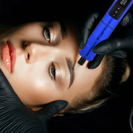 Stylecraft Shadow - 3-in-1 SMP/PMU Tattoo Machine Blue - BUYBARBER.COM