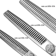 Professional Japanese Hair Thinning Shears | Hand Made | 7 Inch | 440C - BUYBARBER.COM