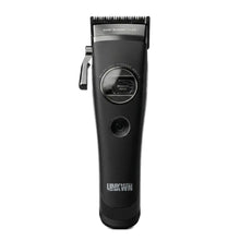 UNKWN Vortex Cyclone Clipper Black hair clipper with brand name on a white background