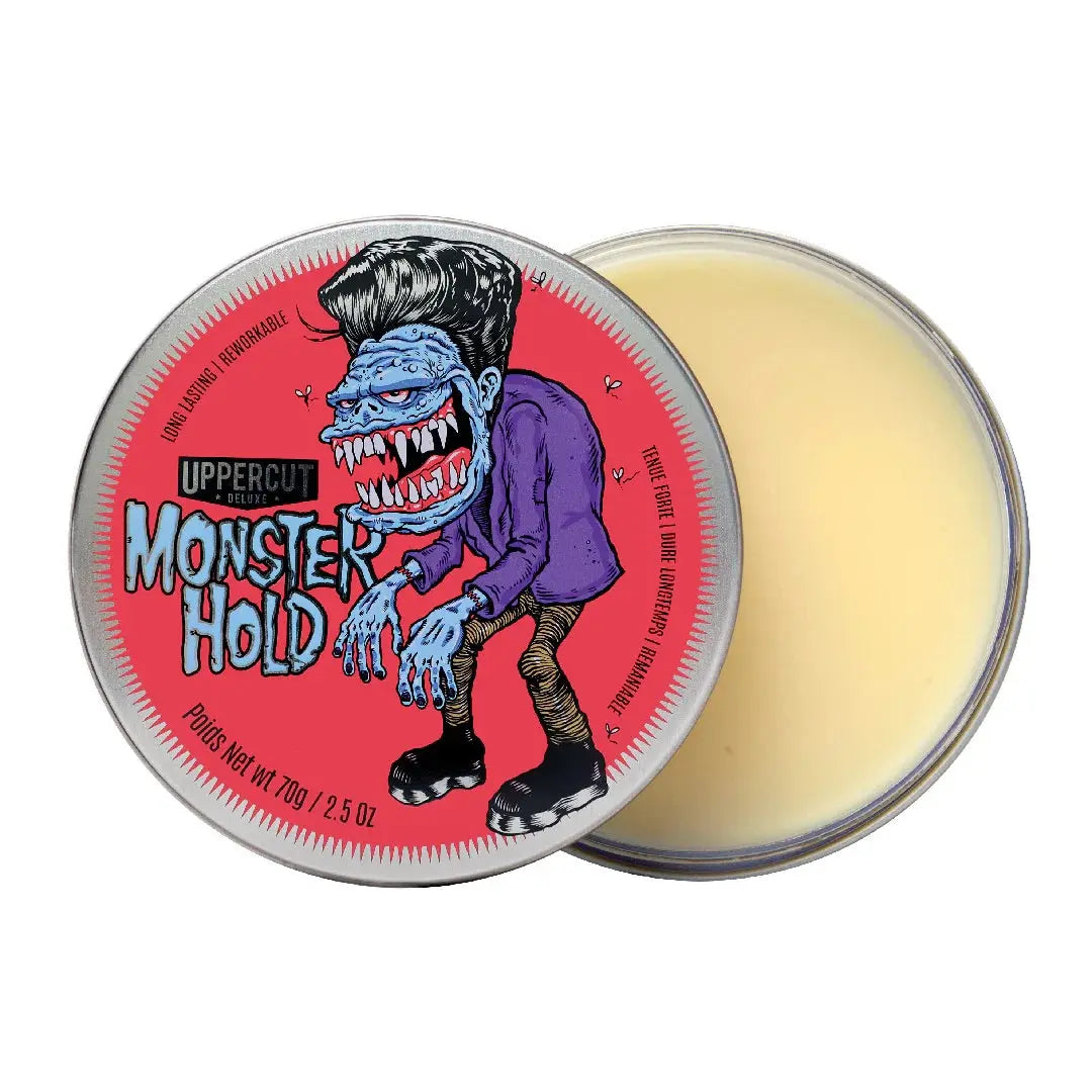 Uppercut Monster Hold Pomade 2.5oz | Limited Edition Extra Strong Hold - BUYBARBER.COM