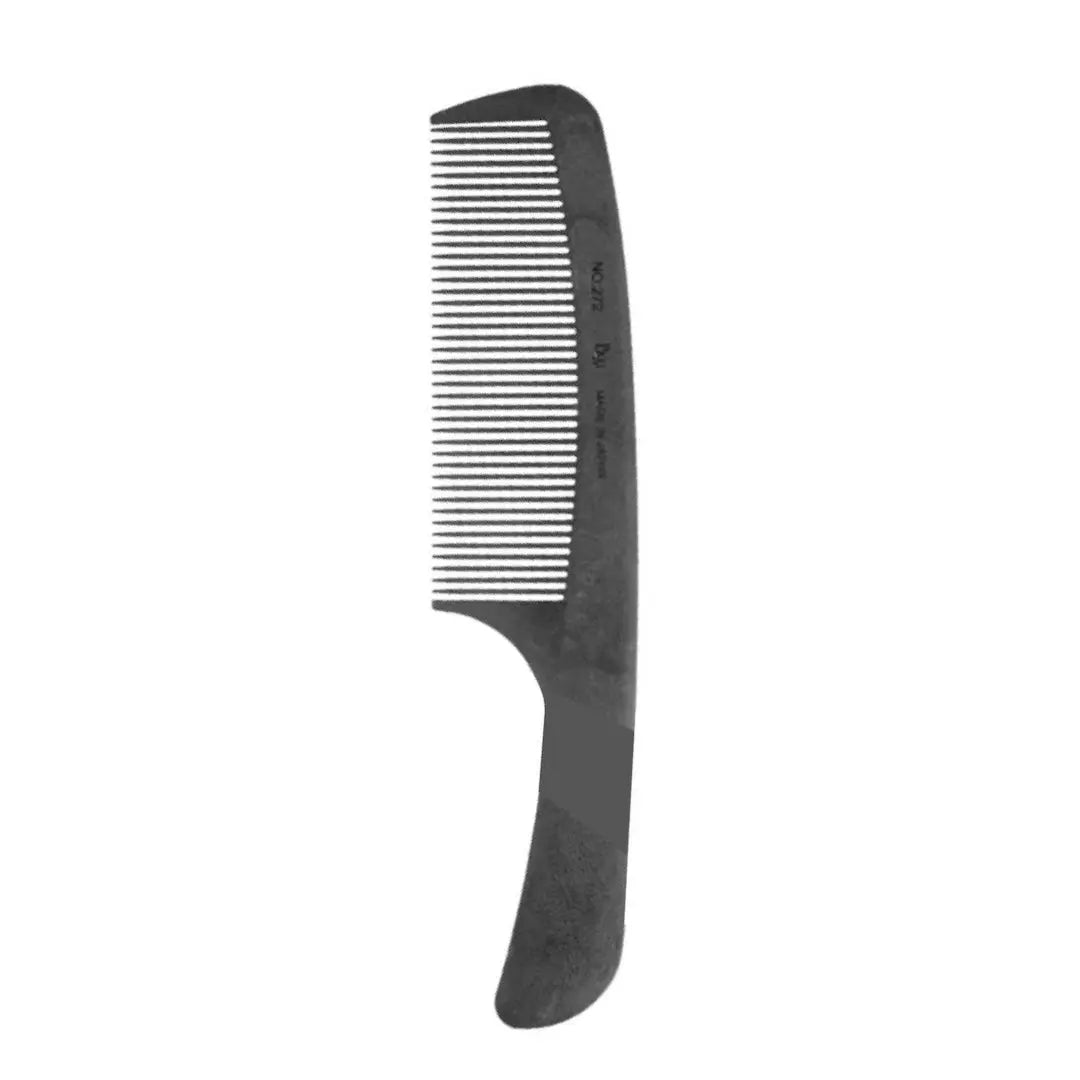 Utsumi Barber Flat Top Comb 272 in Black Carbon Fiber finish