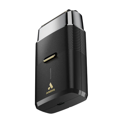 Black Andis ProFoil Plus II  electric razor on a white background