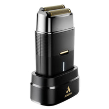 Andis ProFoil Plus II  Black and gold Andis shaver on a white background