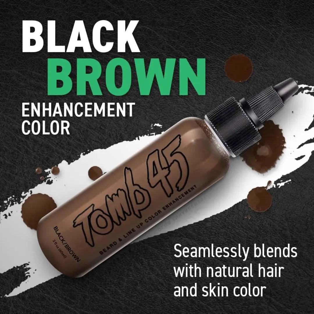 Tomb 45 No Drip Enhancement Color | Dark Brown | Beard & Hairline Filler Tomb45
