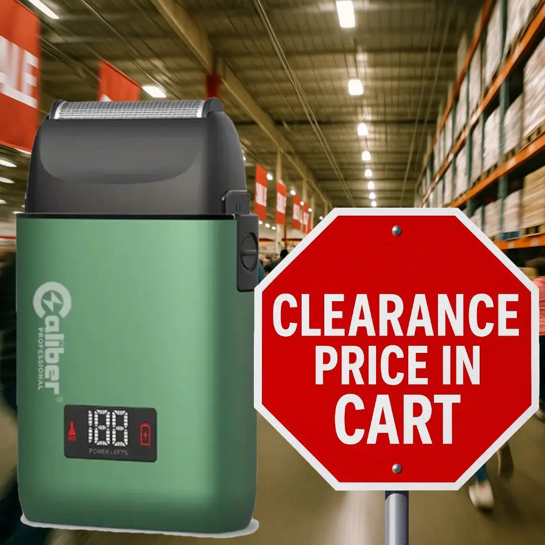 Caliber Solo Professional Electric Shaver | Metal Shell, LCD, IPX4