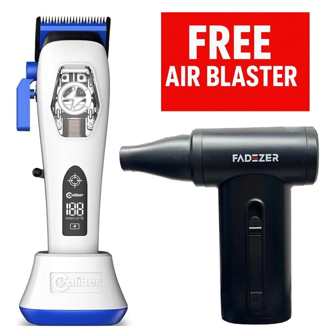 Caliber Disruptor ZR Clipper & Turbo Air Blaster Bundle - BUYBARBER.COM