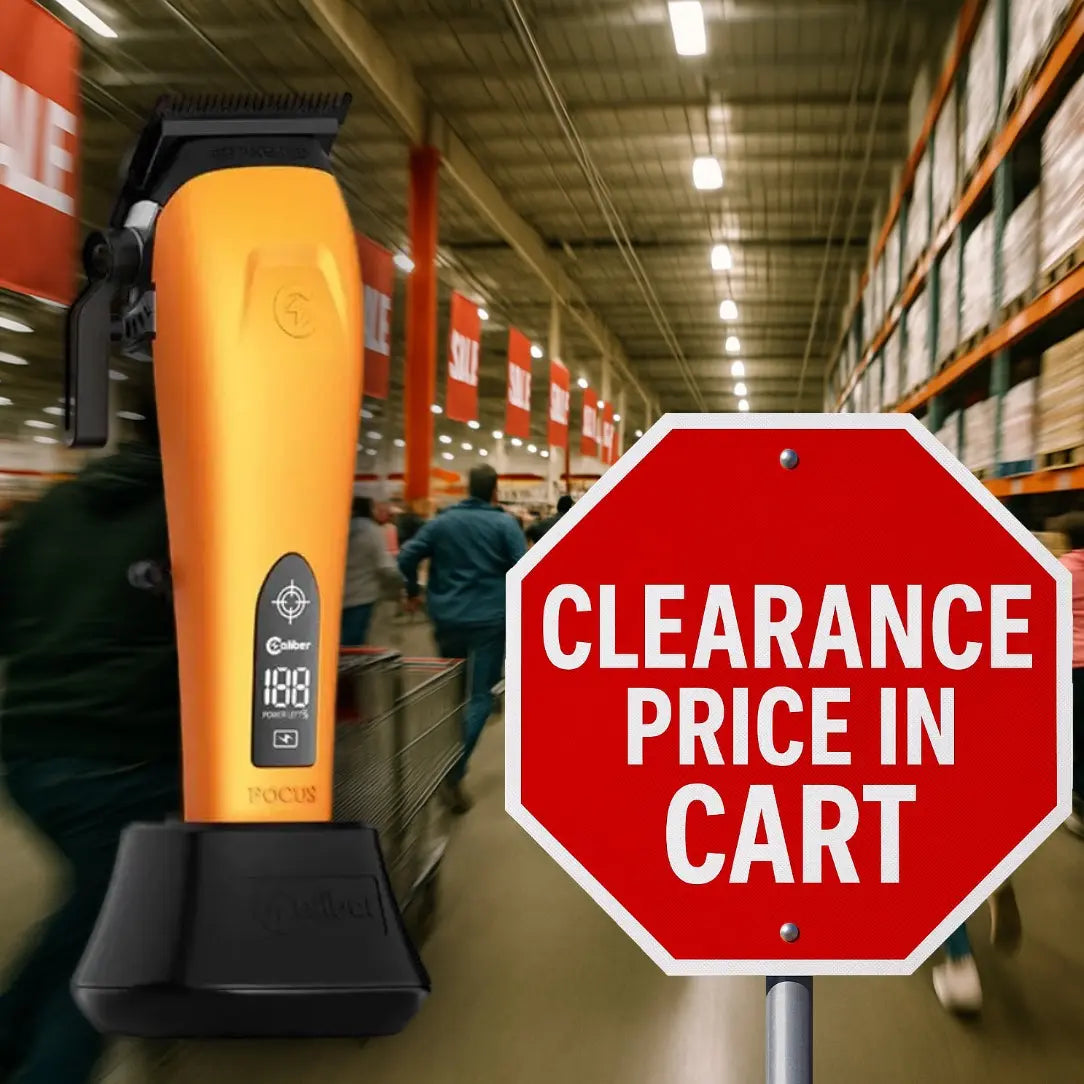 Caliber Focus Hair Clipper | Brushless 7 500 RPM, LCD, 8 Guards