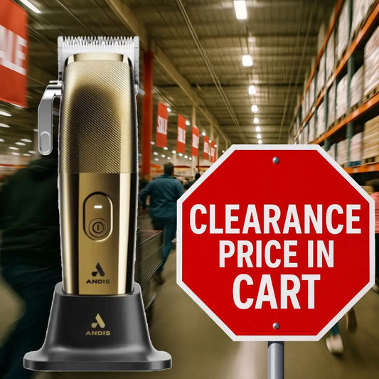 Andis Envy II Premier Clipper - Gold | Charging Stand | Phaze Blade- Lowest Price in Cart