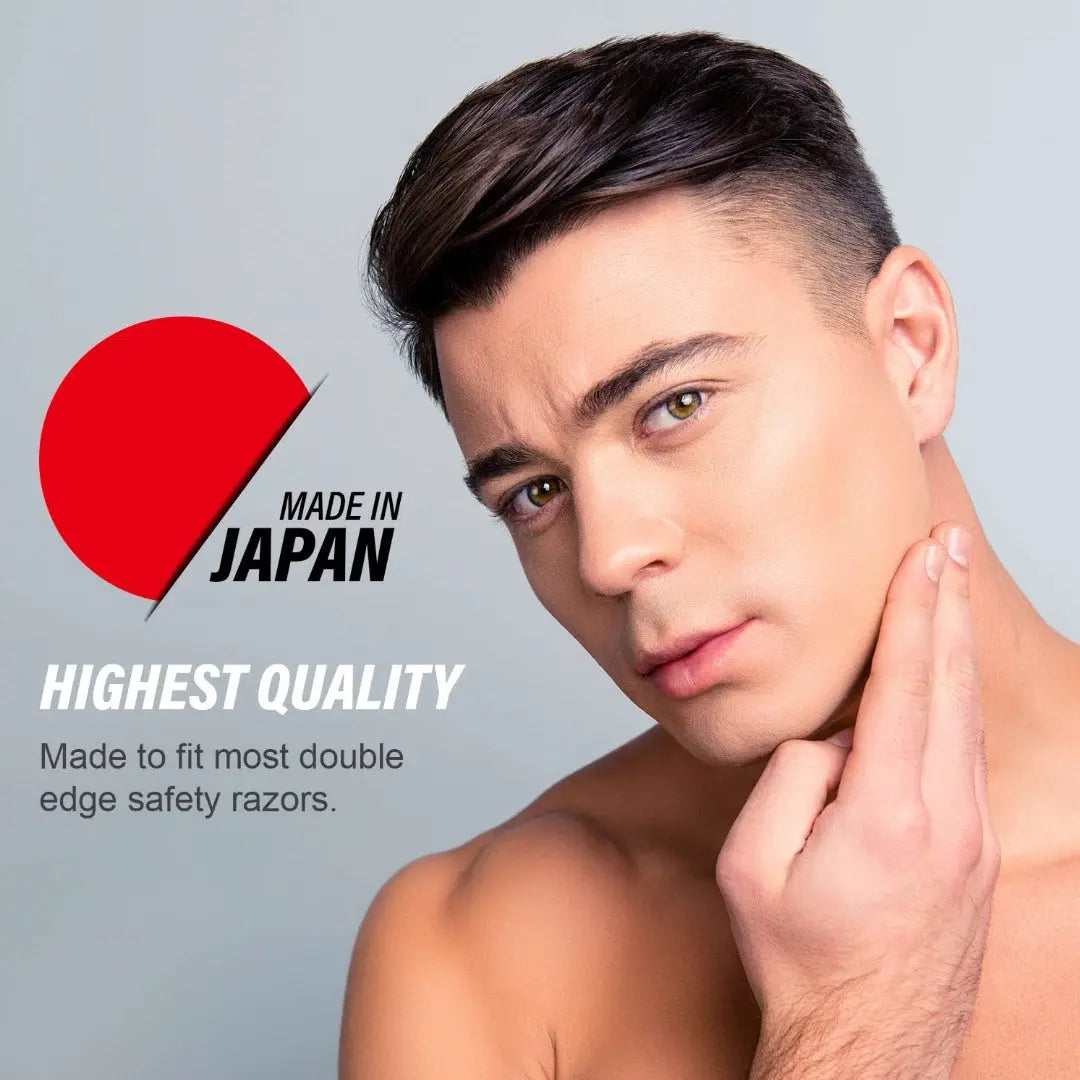 Feather Hi-Stainless Platinum Double-Edge Razor Blades - BUYBARBER.COM