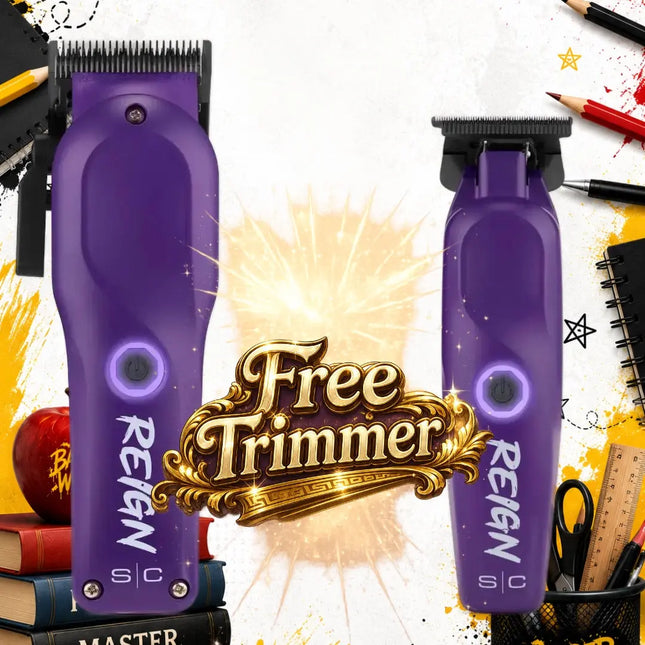 StyleCraft Purple Reign Bundle – Limited Edition Clipper + FREE Trimmer Stylecraft