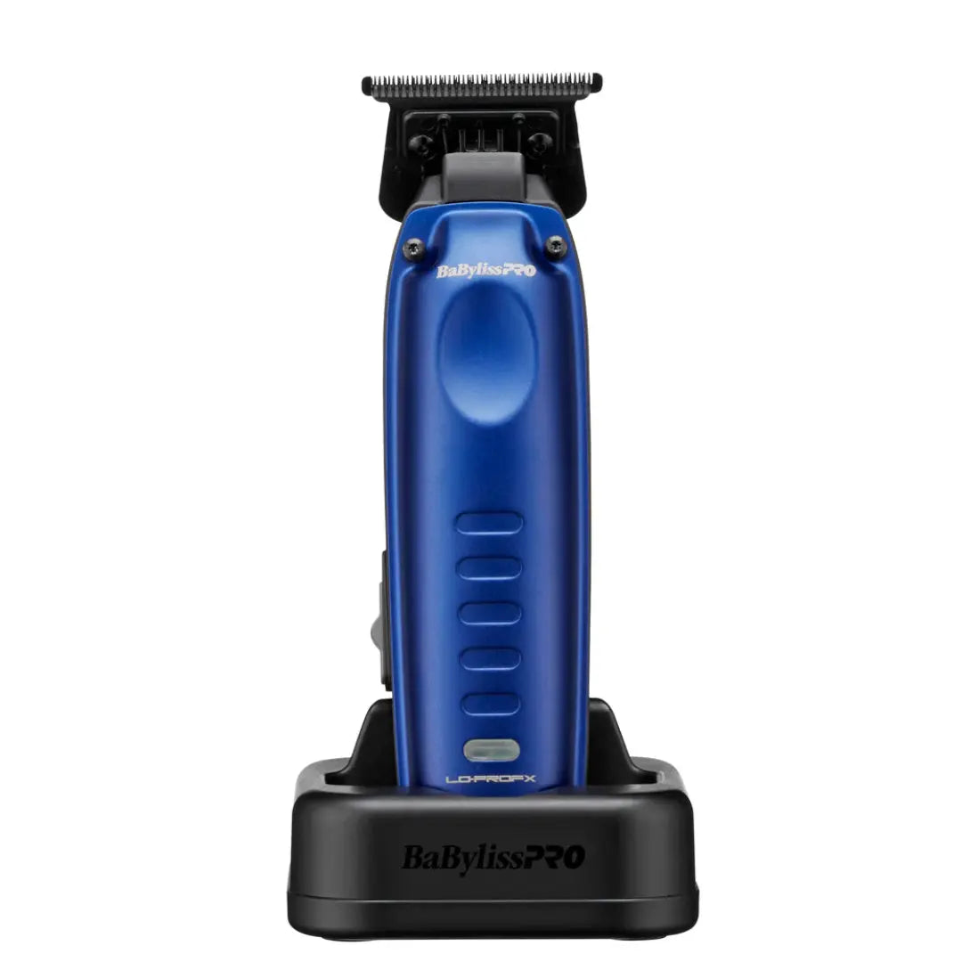 “BaBylissPRO FXONE LO-PRO FX Compact Trimmer in blue with aluminum housing”


