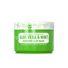 “Matte, even complexion of a model after using Immortal NYC Aloe Vera & Mint Purifier Clay Mask.”

