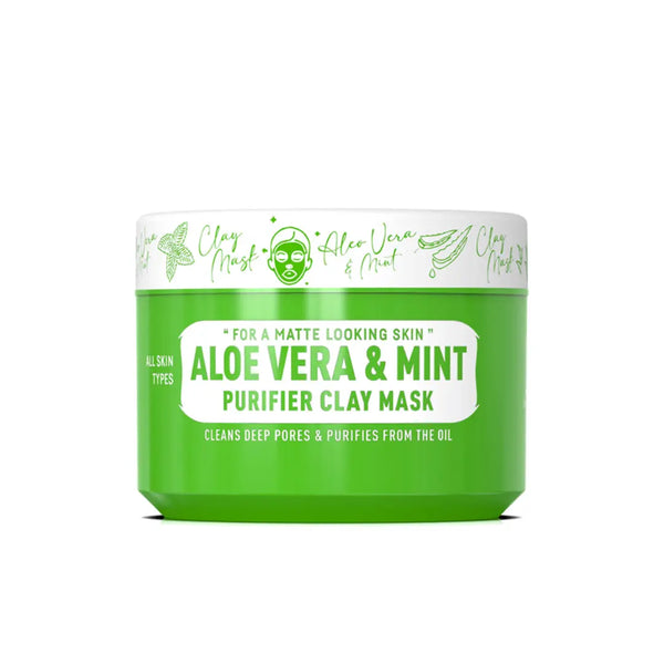 Immortal NYC Aloe Vera & Mint Clay Mask – Deep Clean & Matte (300 ml)