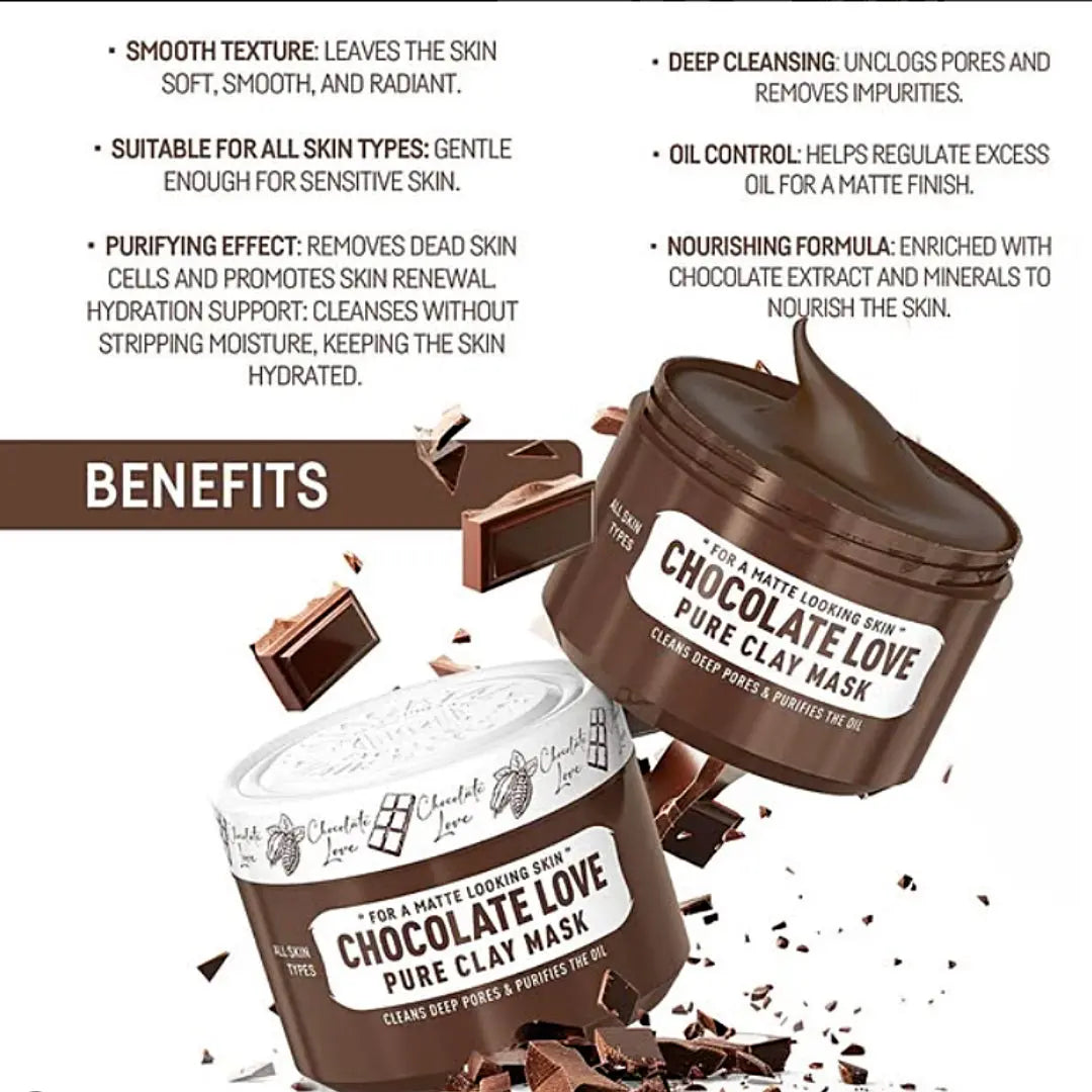 IMMORTAL NYC Chocolate Love Purifier Clay Mask – Purifying Matte Mask - BUYBARBER.COM