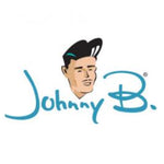 Johnny B. logo with a stylized illustrated face and blue script text on a white background.