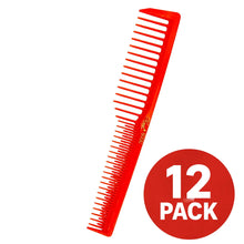 Krest 6000 Wide-Tooth Teasing Combs – Made in USA – 12 Pack – Colors - BUYBARBER.COM