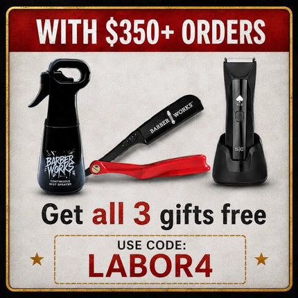 Mist Sprayer + Ace Body Buzzer + Razor Holder Bundle BUYBARBER.COM
