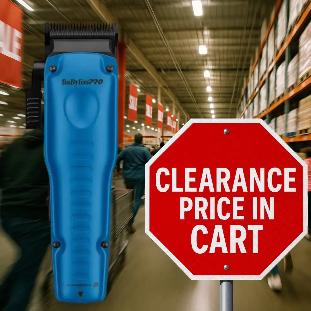 BaBylissPRO FXONE Lo-ProFX Limited Edition Clipper | Blue Titanium Blade