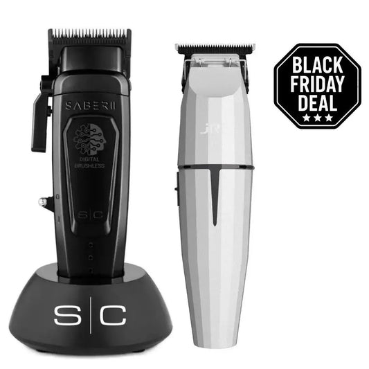 Saber 2 Clipper and JRL GHOST Trimmer Bundle