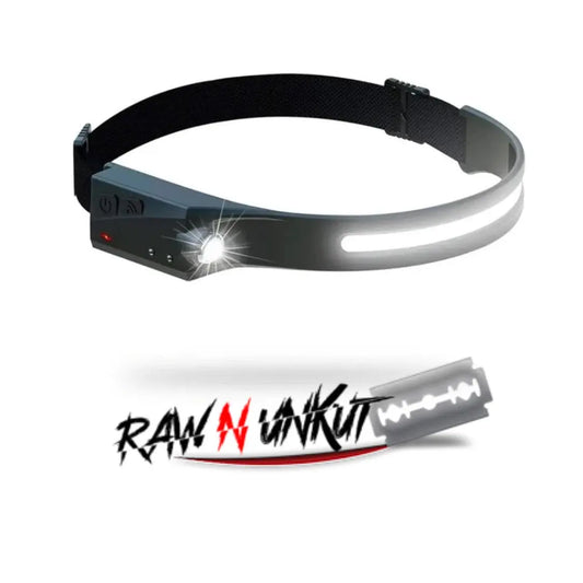 RAW N UNKUT Visionary Head Lamp – 350+ Lumen USB-C Head Light RawNUnkut