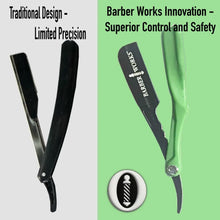 Barber Works Professional Razor Holder – Ultra 3mm Exposed | Superior Grip & Safety Hinge Design Barber Works