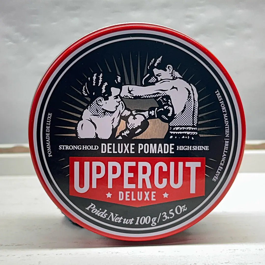 Uppercut Deluxe Pomade | Strong Hold & High Shine, 100ml - BUYBARBER.COM