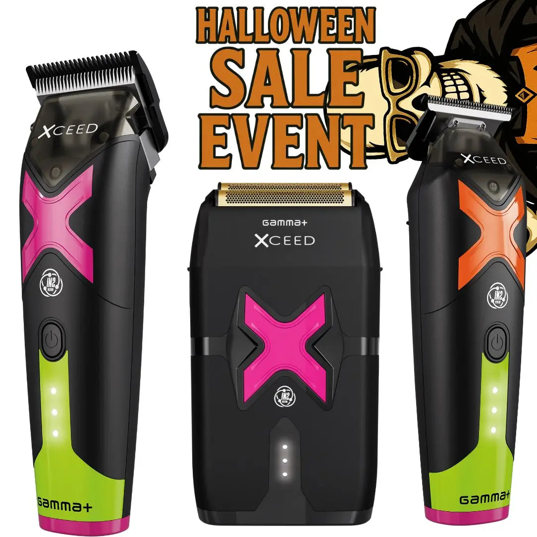 Limited Bundle: JetLiner Dryer + Gamma+ XCeed Clipper, Trimmer & Shaver + Barber Works Station Mat - BUYBARBER.COM