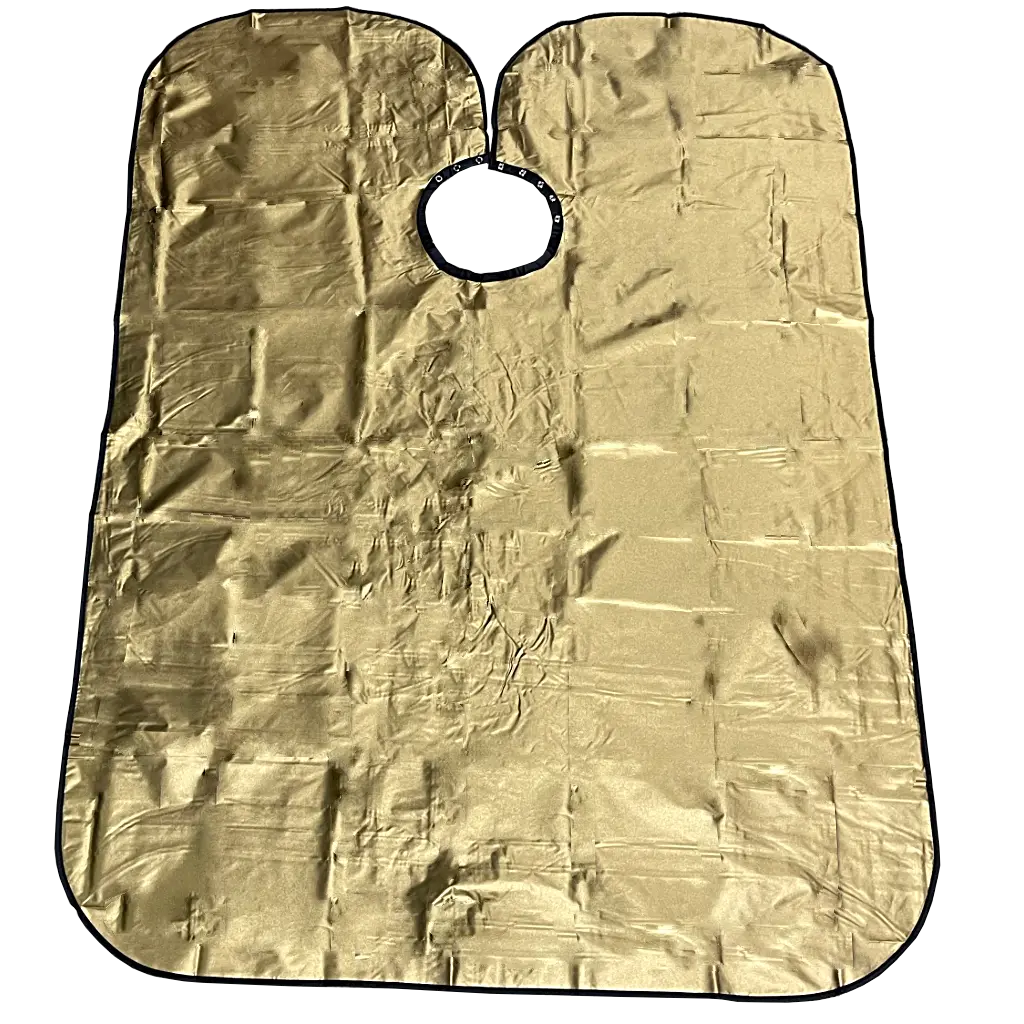 24K Barber Black - Gold Cape Reversible - BUYBARBER.COM