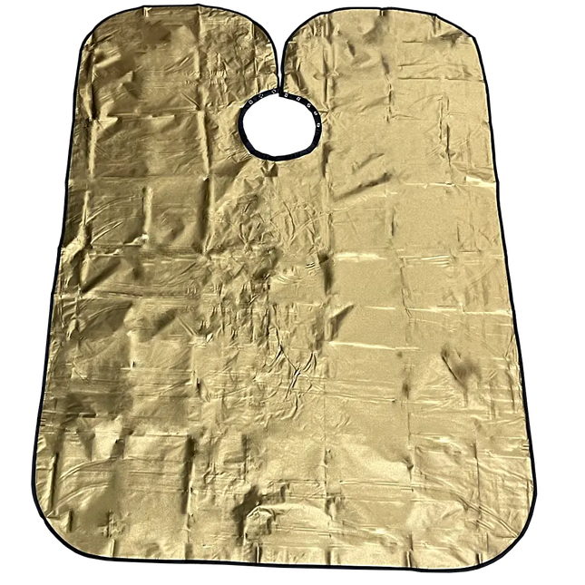 24K Barber Black - Gold Cape Reversible - BUYBARBER.COM
