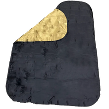 24K Barber Black - Gold Cape Reversible - BUYBARBER.COM