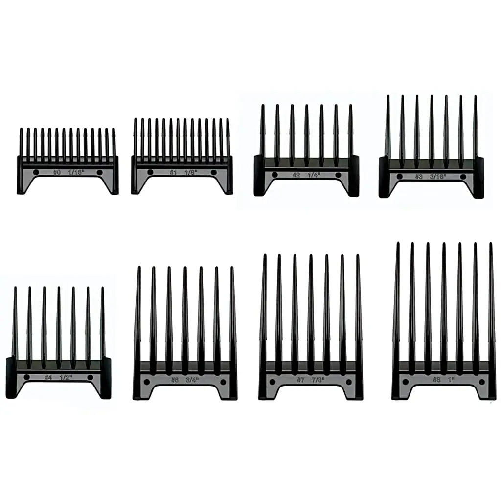 Oster® 8 Piece Clipper Combs Set Fast Feed - BUYBARBER.COM