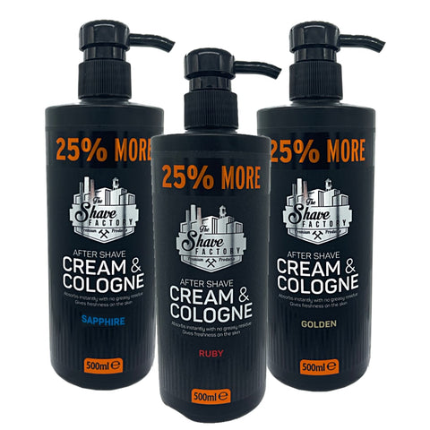 The Shave Factory After Shave Cream and Cologne | Shop Buy Barber 
