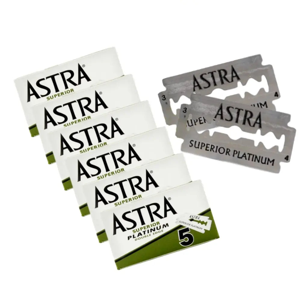 Astra Platinum Double Edge Safety Razor Blades ,100 Count - BUYBARBER.COM