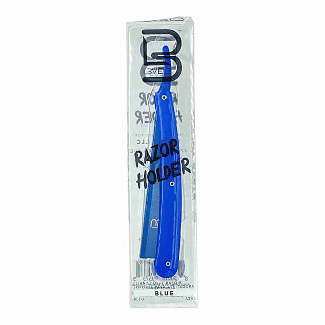 Level 3 Blue Straight Razor Holder - BUYBARBER.COM