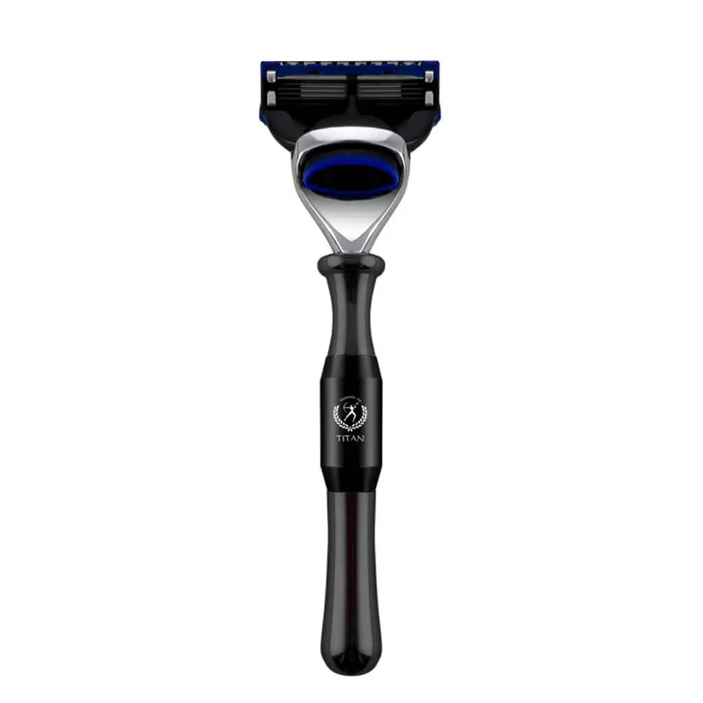 Buy Barber  Metal Razor 5 Layers Blade - Black - BUYBARBER.COM