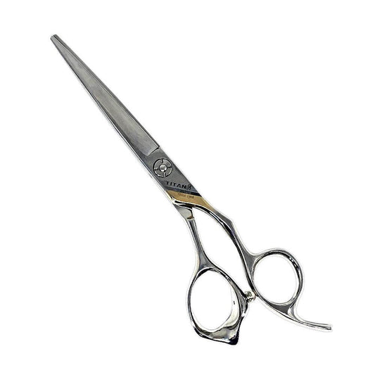 Hand Made Japan Steel Hair Cutting Shears Gold Plated - 6 inch - BUYBARBER.COM
