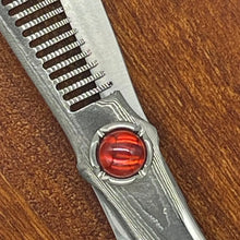 Japan Damascus ATS314 Thinning Shears | Handmade | 440C | 6 Inch - BUYBARBER.COM