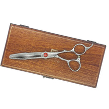 Japan Damascus ATS314 Thinning Shears | Handmade | 440C | 6 Inch - BUYBARBER.COM